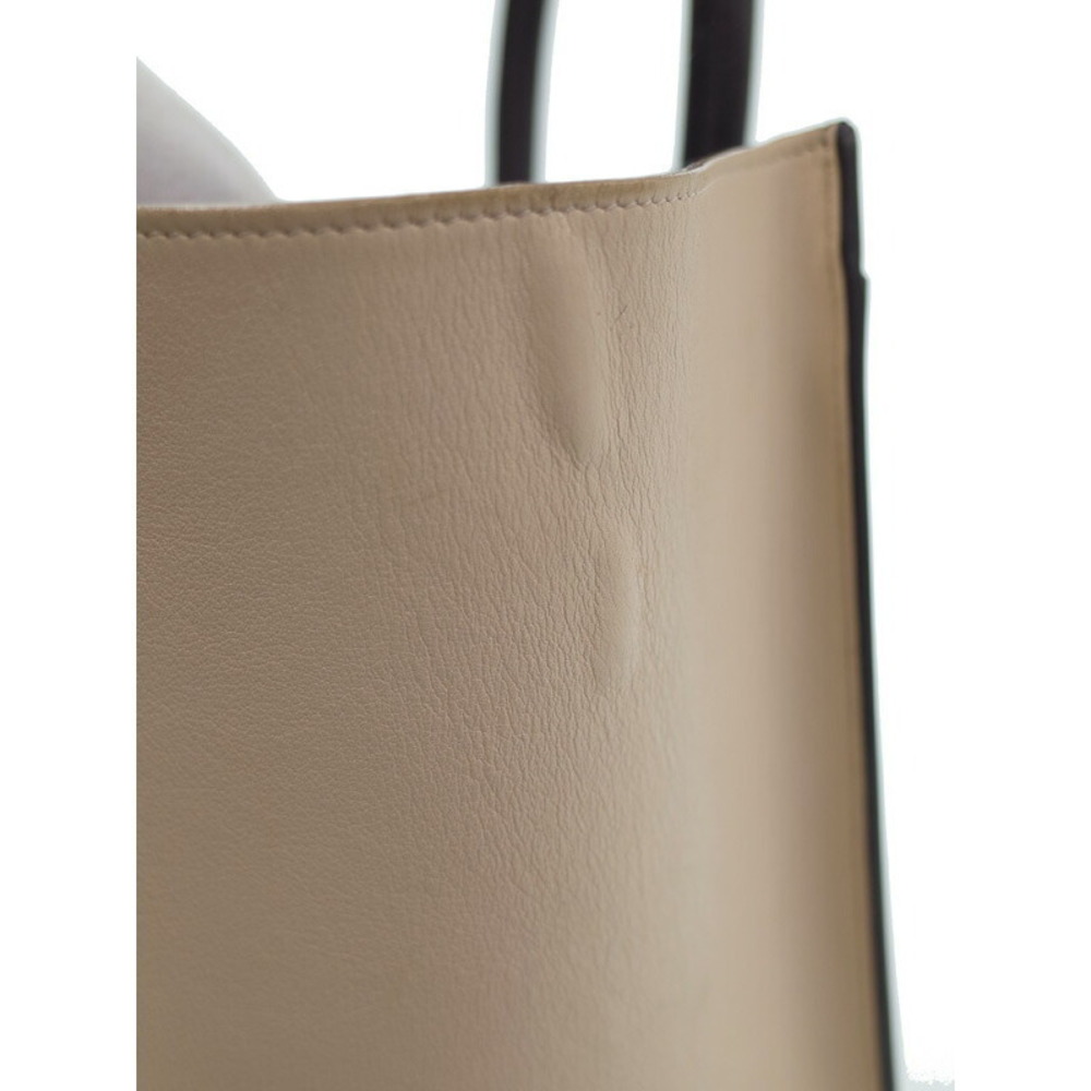 Celine Shopper Tote Shoulder Leather Calfskin Handbag - Picture 5 of 9